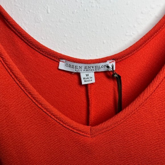 NWT Green Envelope Tie-Sleeve Lightweight‎ Sundress - Picture 4 of 7